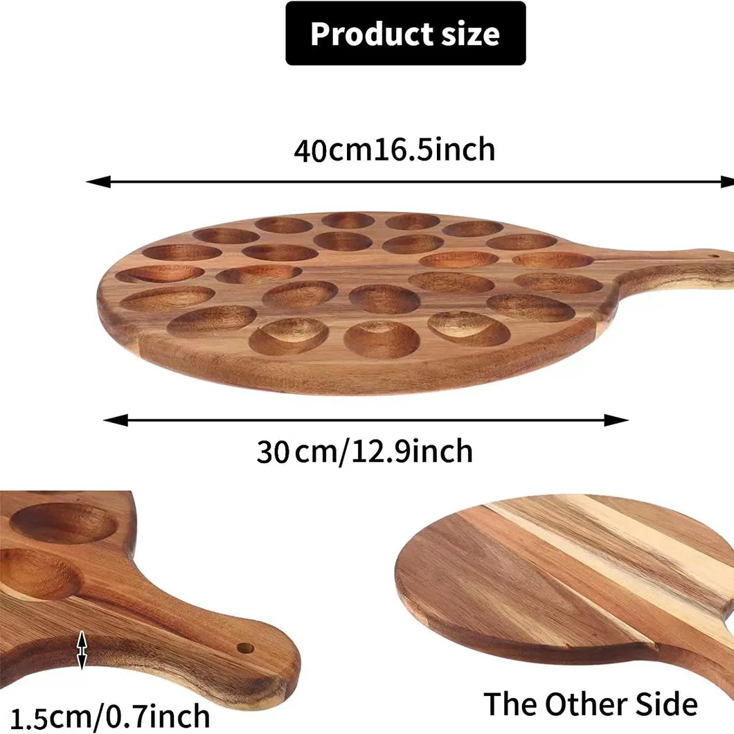 forma de paleta, soporte para caja de huevos, organizador de huevos con asa Bandeja para huevos de madera grande con forma de paleta, soporte para caja de huevos, organizador de huevos, soporte para huevos con asa Bandeja