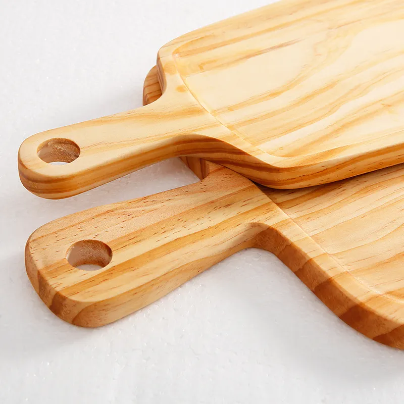 para servir de madera de pino con forma de paleta personalizada para alimentos 