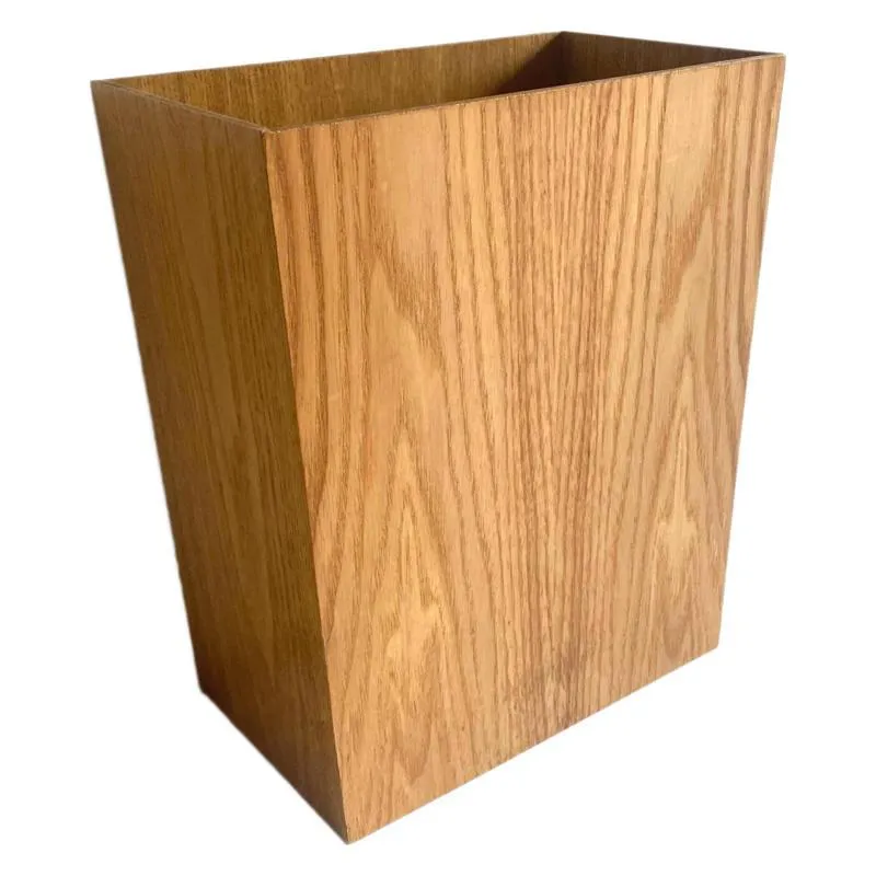 Bote de basura de madera clasificado multifuncional personalizado para uso hotelero y doméstico