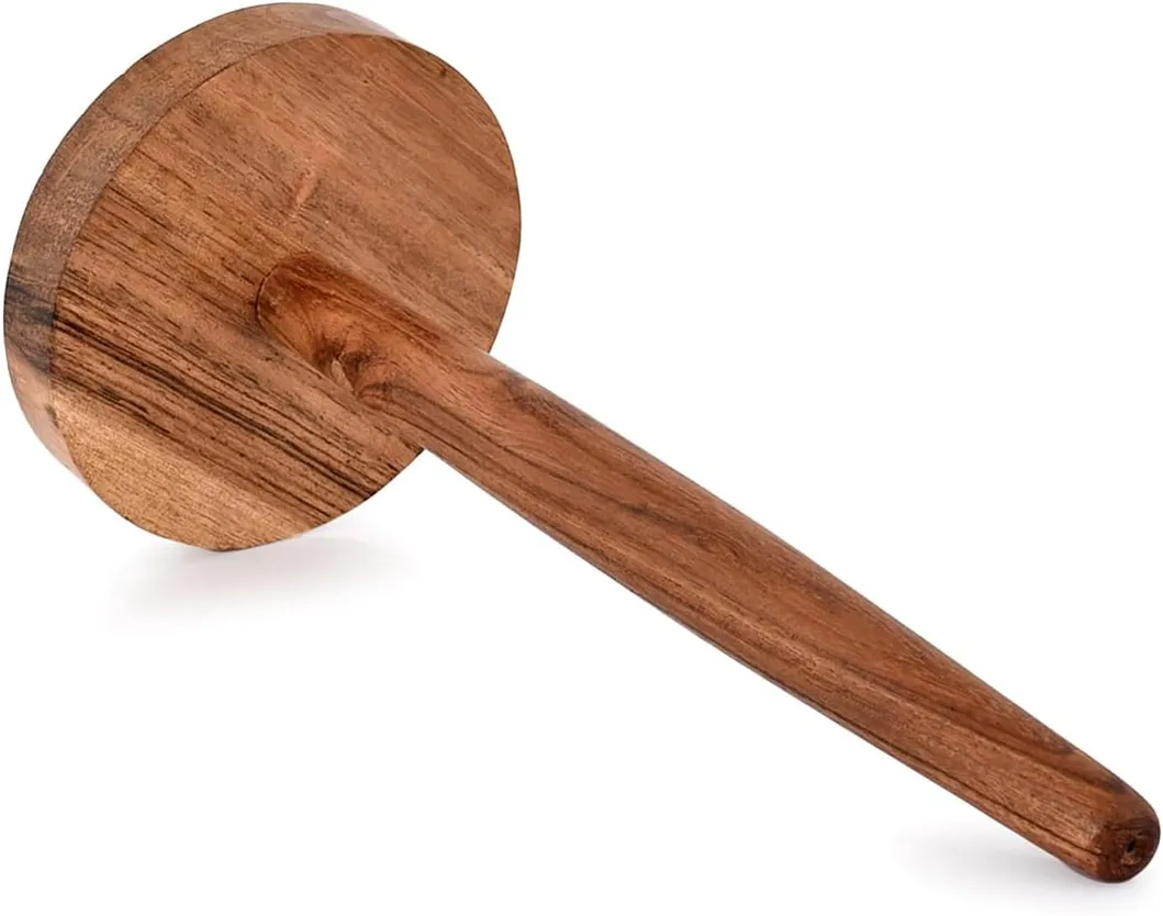 de madera de acacia Portarrollos de papel para cocina, inodoro