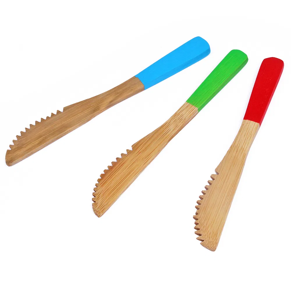 Personalice el cuchillo de bamb&uacute; para beb&eacute;s para acampar 