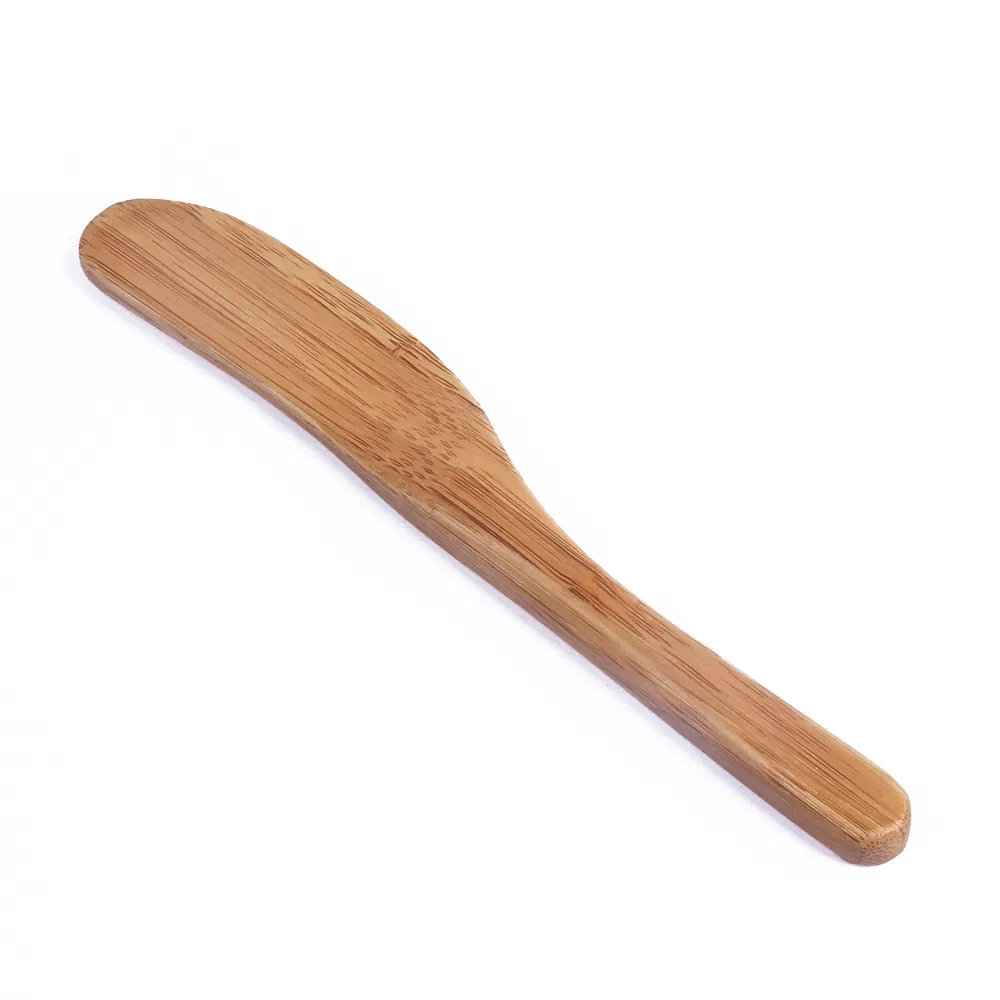 Venta al por mayor Cuchillo para untar mantequilla de bamb&uacute; personalizado para cocina 
