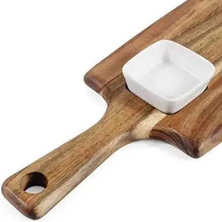 quesos con cuencos de cer&aacute;mica Juego de tablas para cortar quesos de fabricaci&oacute;n Juego de tablas para embutidos Fuente para servir quesos con cuencos de cer&aacute;mica 