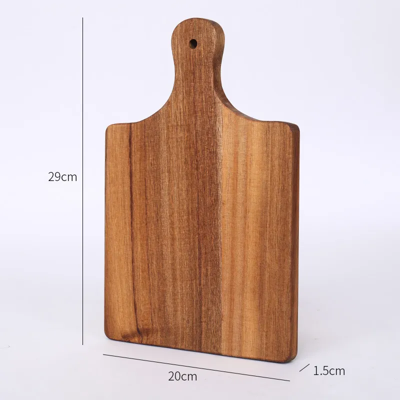 Tabla para servir de madera multifuncional con mango
