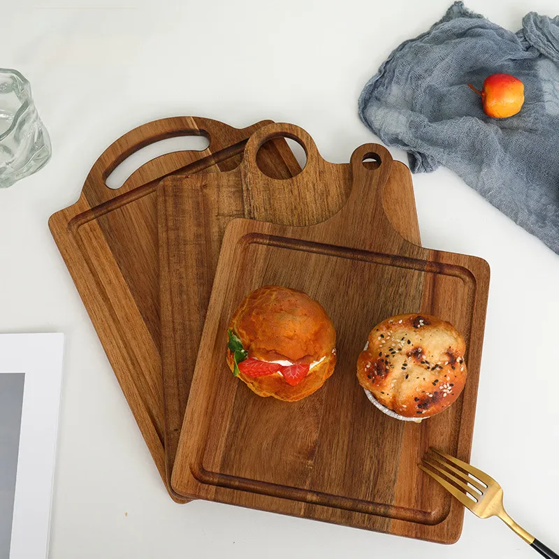 Venta al por mayor Tabla de quesos de madera para utensilios de cocina con mango largo Venta 