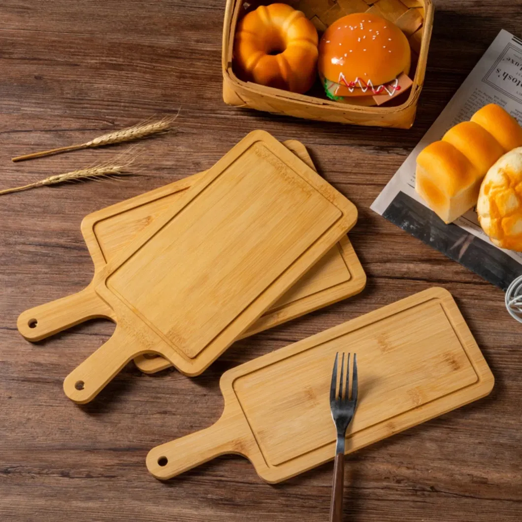 frutas Tablas de cortar de bamb&uacute; para carne y pan Tabla para servir queso y frutas 