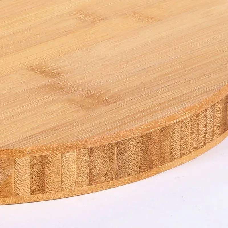 de bamb&uacute; redonda de 3 cm de espesor Tabla de cortar de carnicero Tabla de cortar 