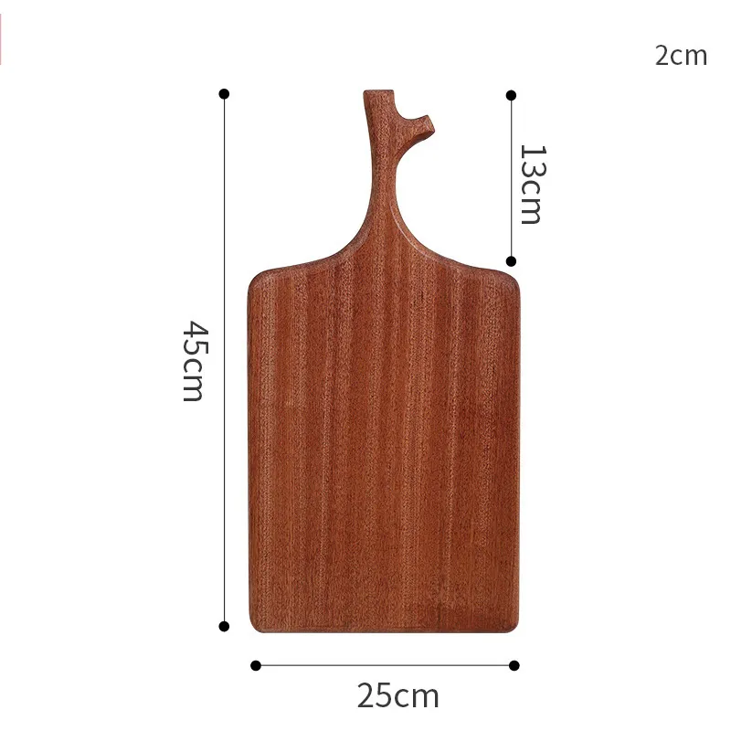 Tabla de cortar de madera de ébano, juego de 3 tablas para servir para acampar.