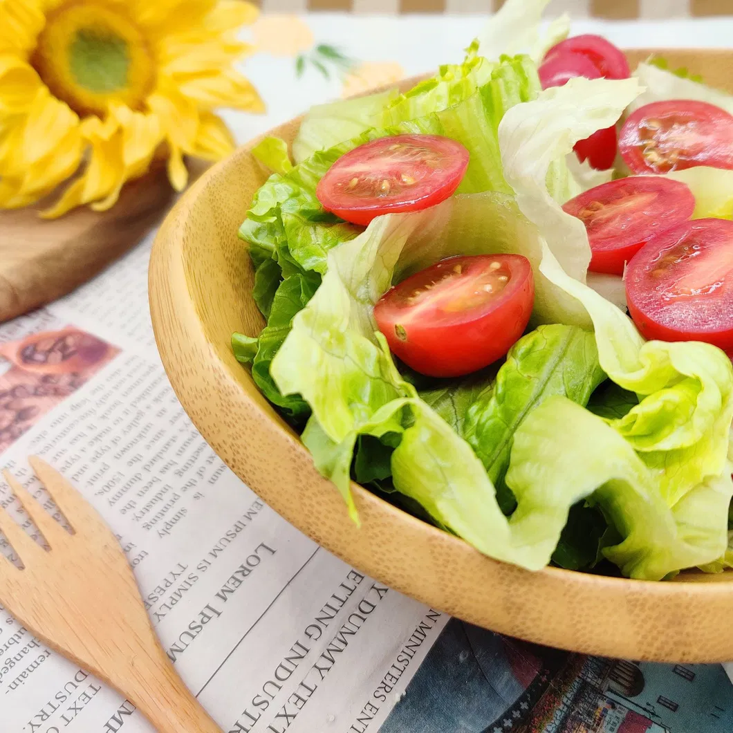 Ensaladeras de bamb&uacute; para el hogar engrosadas Tazones de ramen