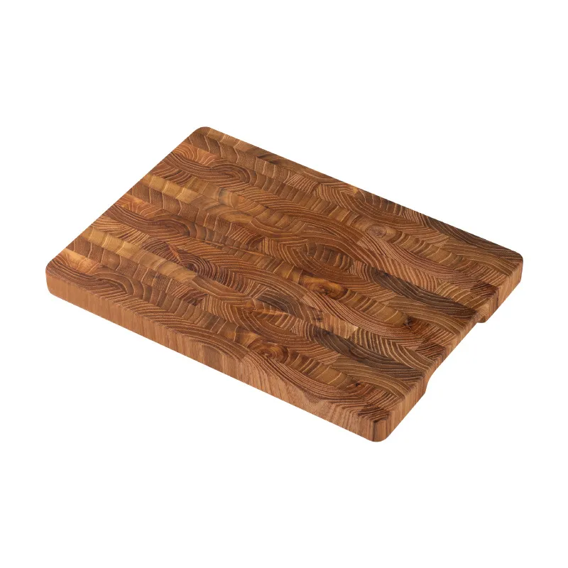 Tablas de cortar de madera de teca de grano final Tabla de cortar de cocina