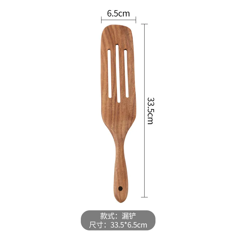 Esp&aacute;tula de madera de acacia vendedora caliente para mezclar ensalada de pizza y salsa