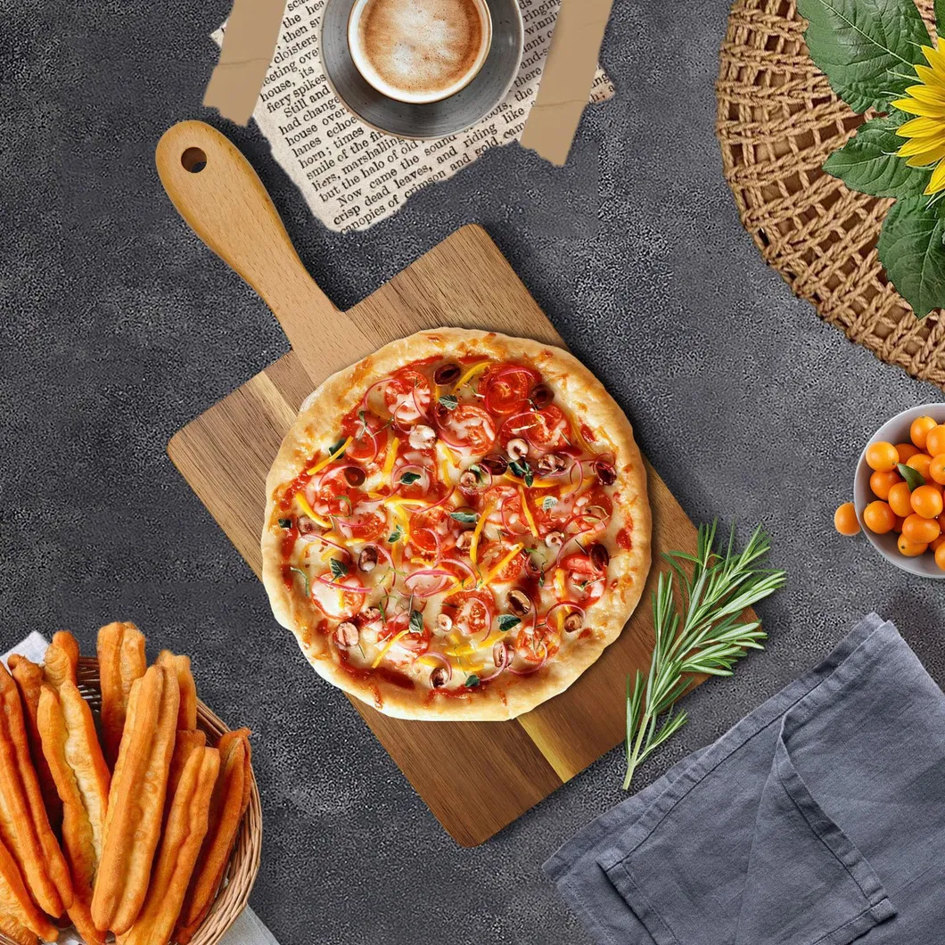 Tabla de cortar y servir de madera de acacia premium para entusiastas de la culinaria 