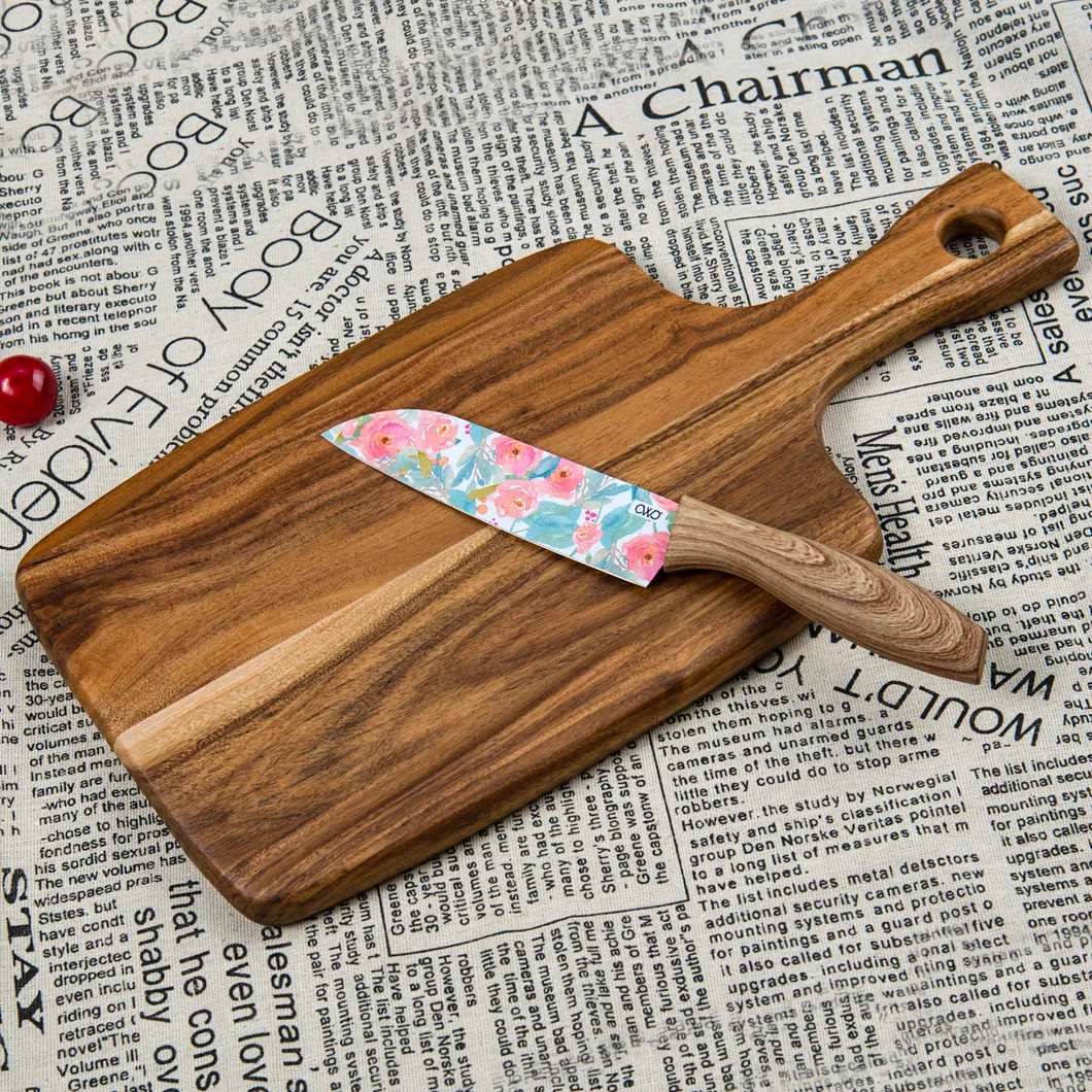 Tablero de madera para servir alimentos para entretener 