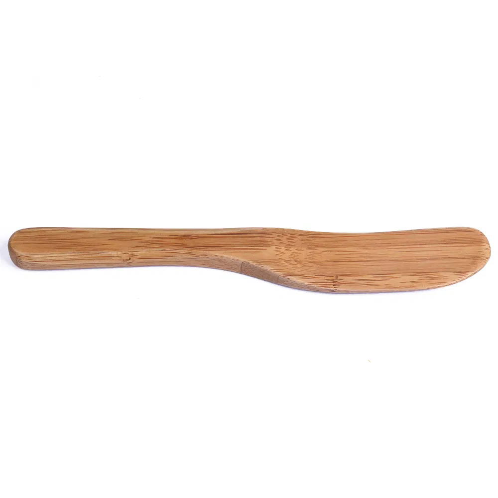 Venta al por mayor Cuchillo para untar mantequilla de bamb&uacute; personalizado para cocina 