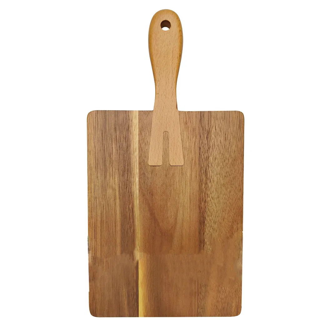 Tabla de cortar y servir de madera de acacia premium para entusiastas de la culinaria Tabla 