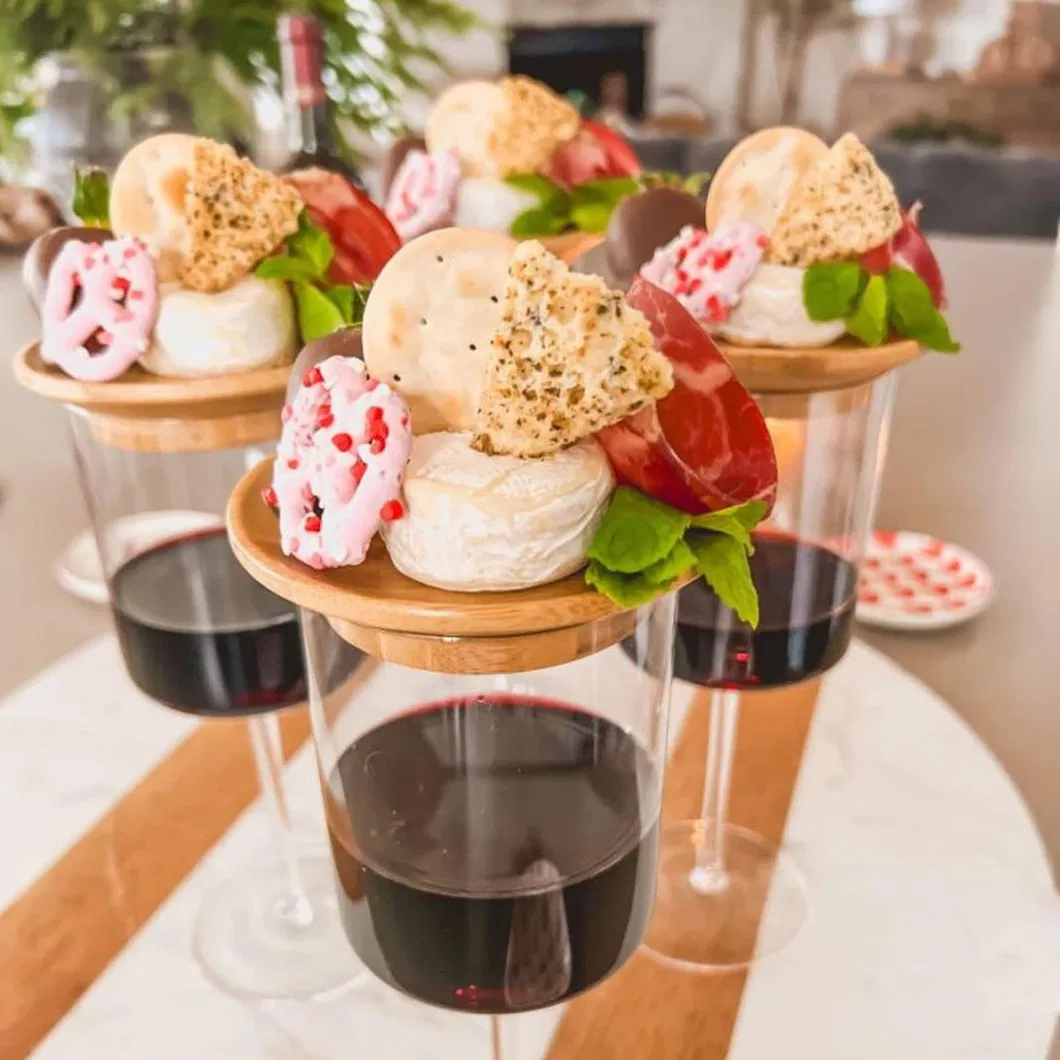 posavasos reutilizables para copas de vino ecol&oacute;gico, 