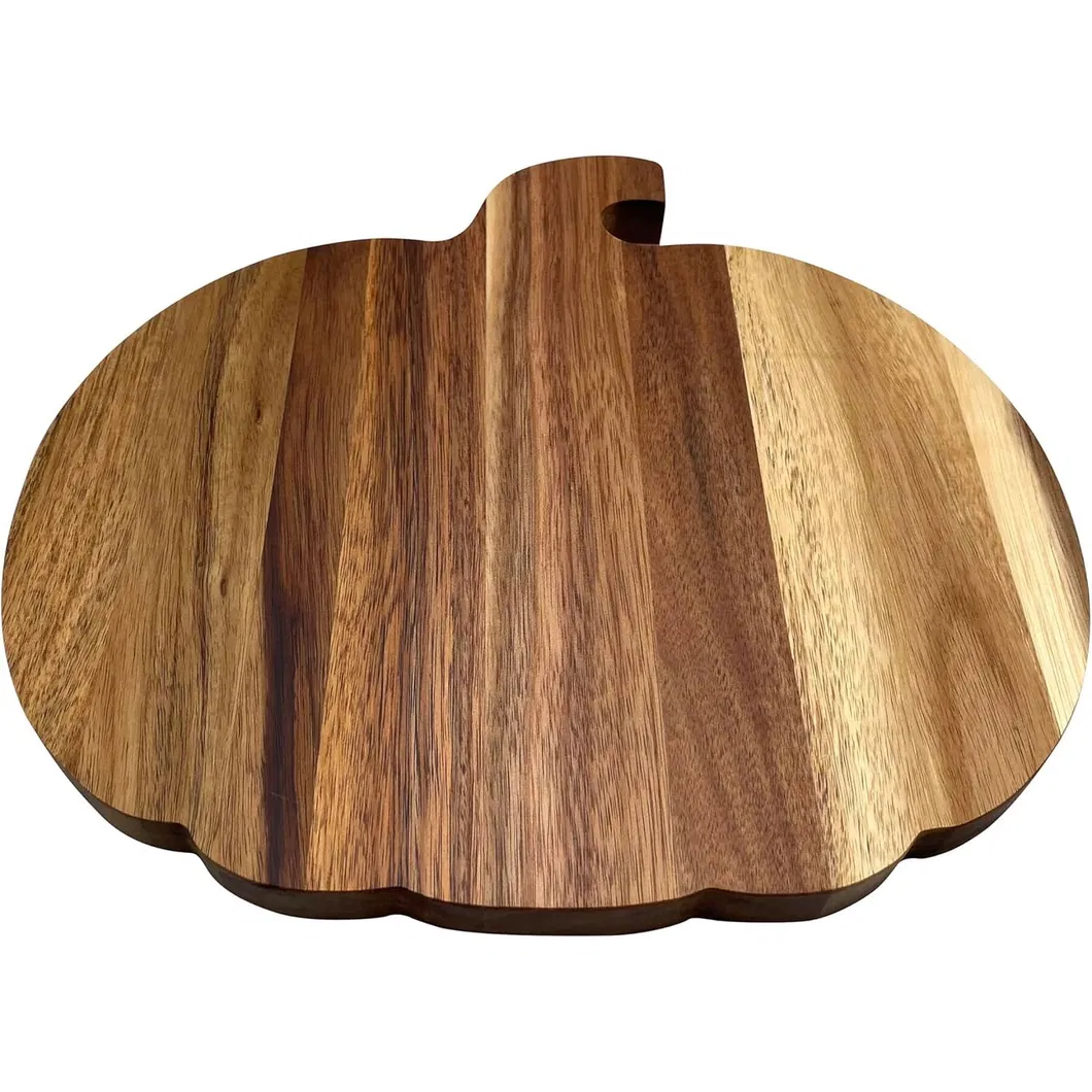 de madera de acacia con forma de calabaza, tabla para servir para cocina Tabla 
