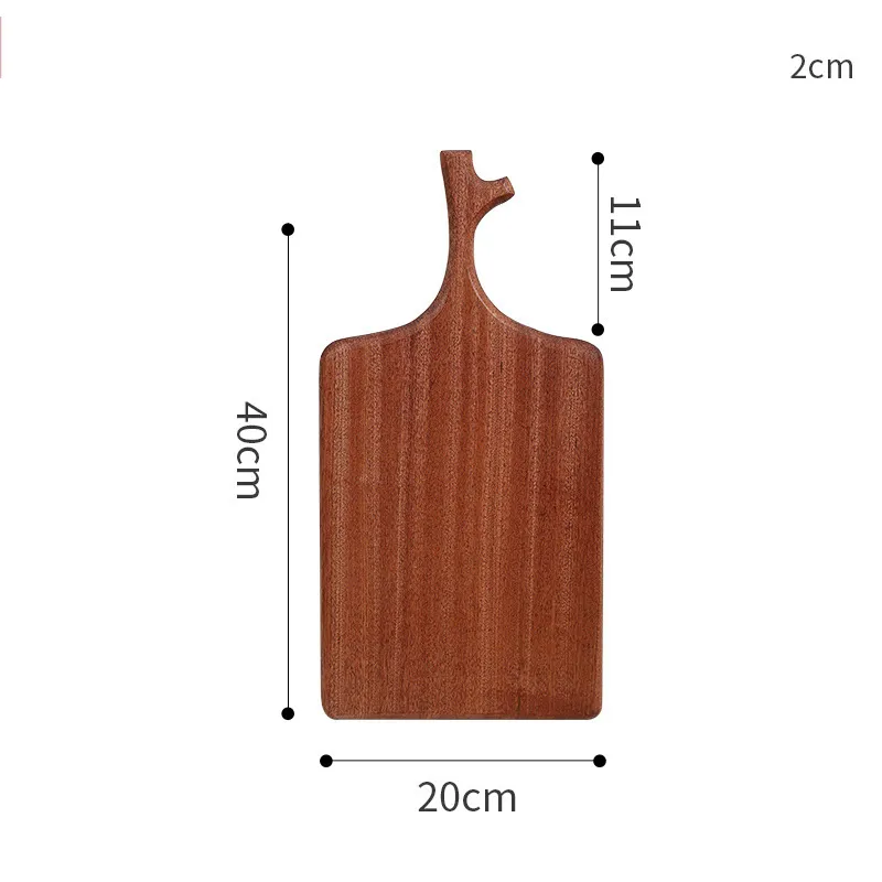 Tabla de cortar de madera de ébano, juego de 3 tablas para servir para acampar.
