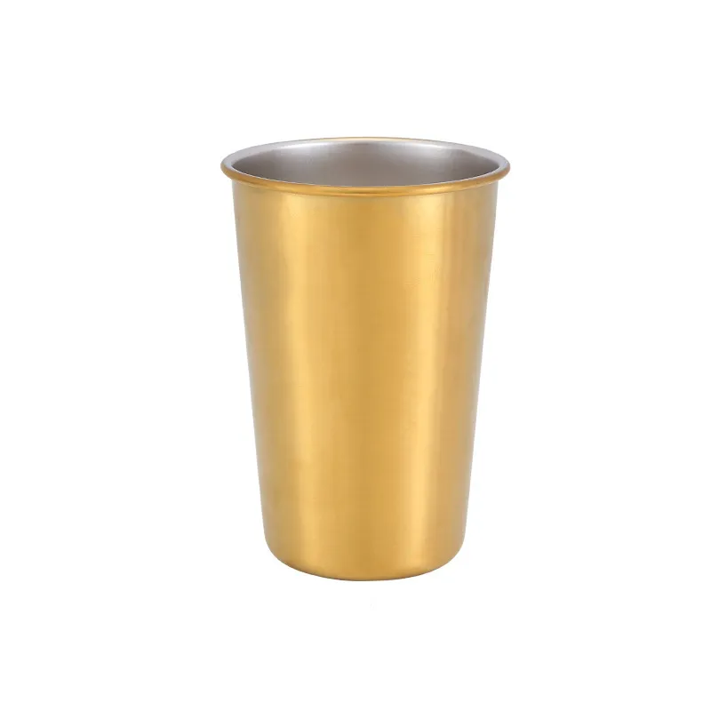de acampada, café, whisky Taza de cerveza de acero inoxidable de