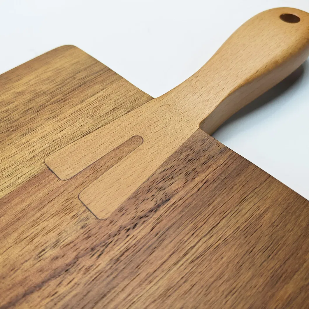 Tabla de cortar y servir de madera de acacia premium para entusiastas de la culinaria