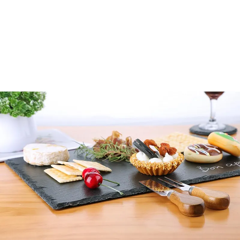 Tablero de charcuter&iacute;a/servicio de pizarra negra grande vendedor caliente 