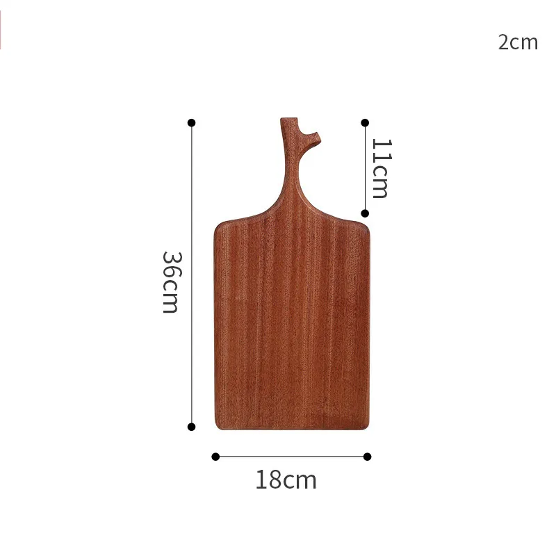 Tabla de cortar de madera de ébano, juego de 3 tablas para servir para acampar.