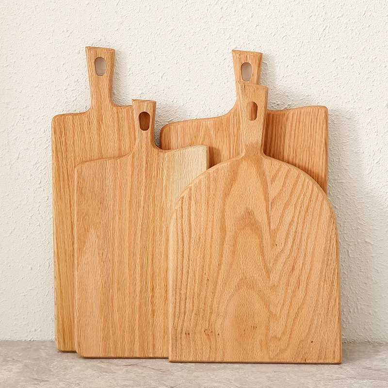 Bandeja de madera de roble cuadrada y rectangular personalizada para uso dom&eacute;stico 