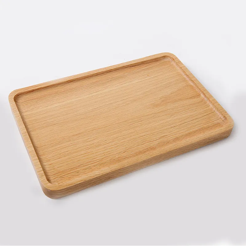 Bandeja para servir de madera de haya,