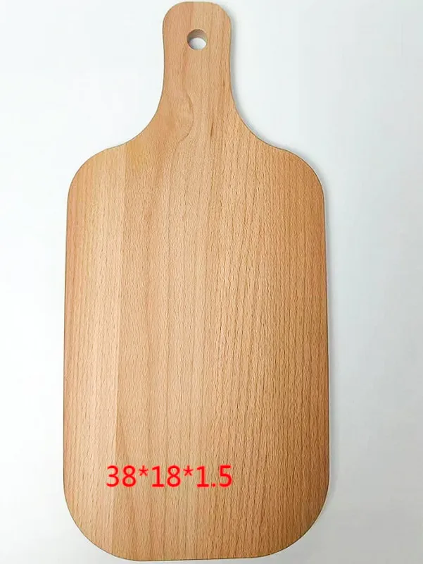 Tabla de cortar de madera de haya grande respetuosa con el medio ambiente, tabla de servir Tabla de cortar de madera de 